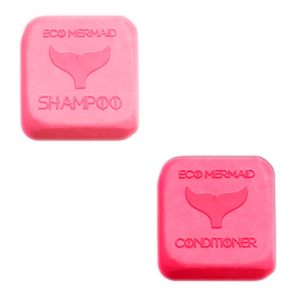 Eco-Mermaid-Berry-Heaven-Travel-Size-Shampoo-and-Conditioner-Bar-Bundle-one-of-each